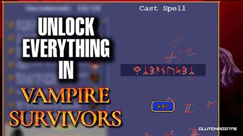 vampire survivors secret codes|Vampire Survivors: All cheat codes, Forbidden Scrolls of ...